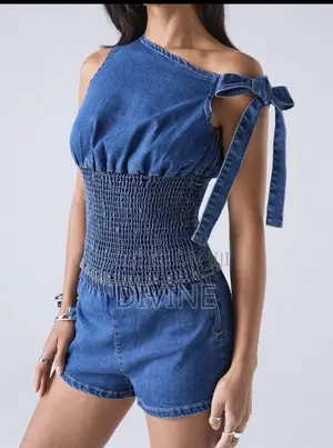 Denim 2 Piece Set