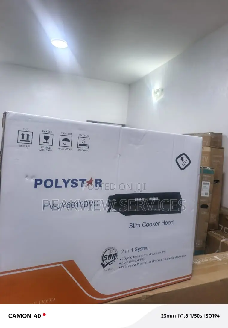 Polystar 60cm Kitchen Range Hood Model Pv-Jy6015bvc