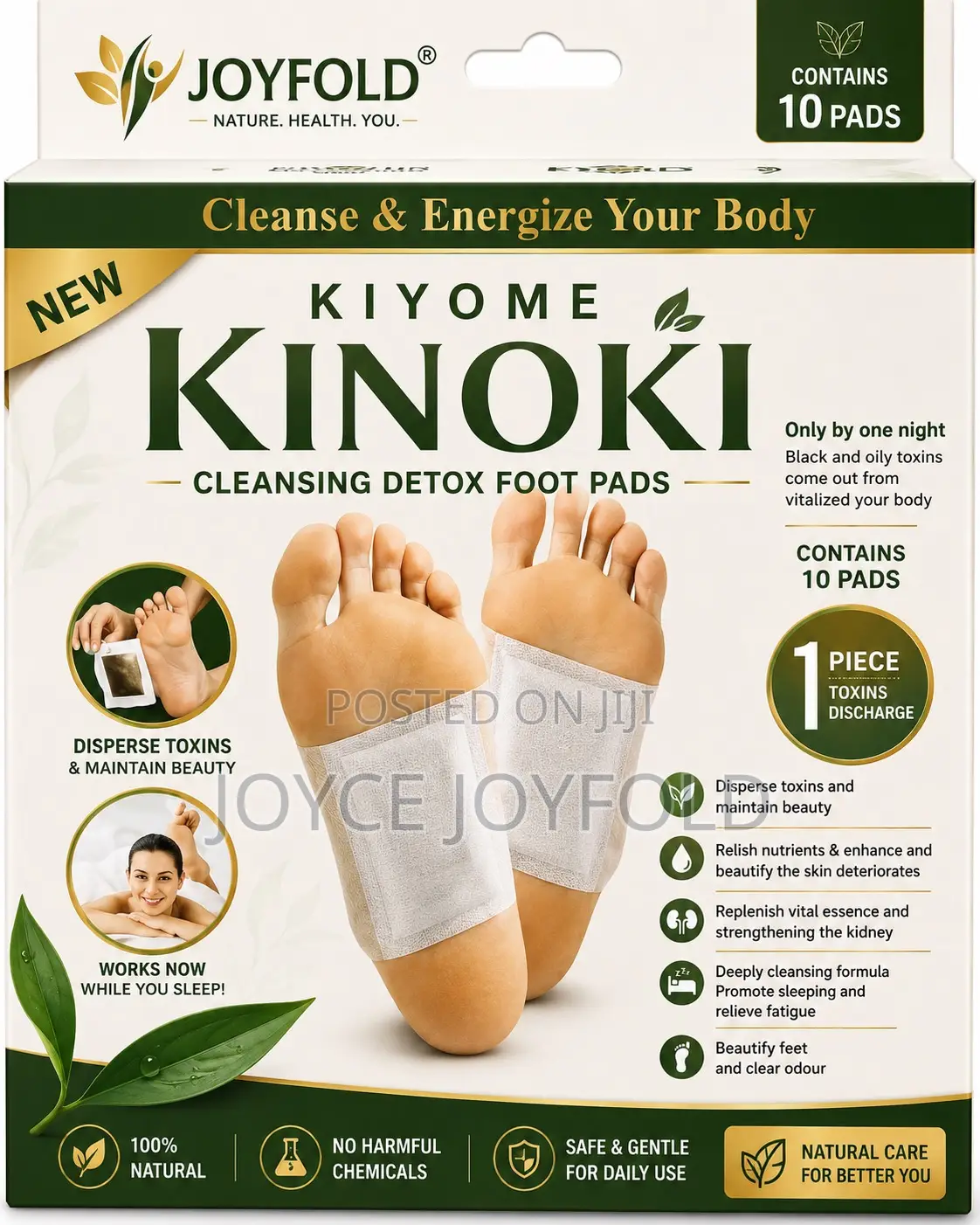 Footpatch Detox - Detoxifies and Help With Insomnia
