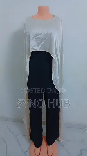 Lovely,Stylish Cream and Black Jumpsuit