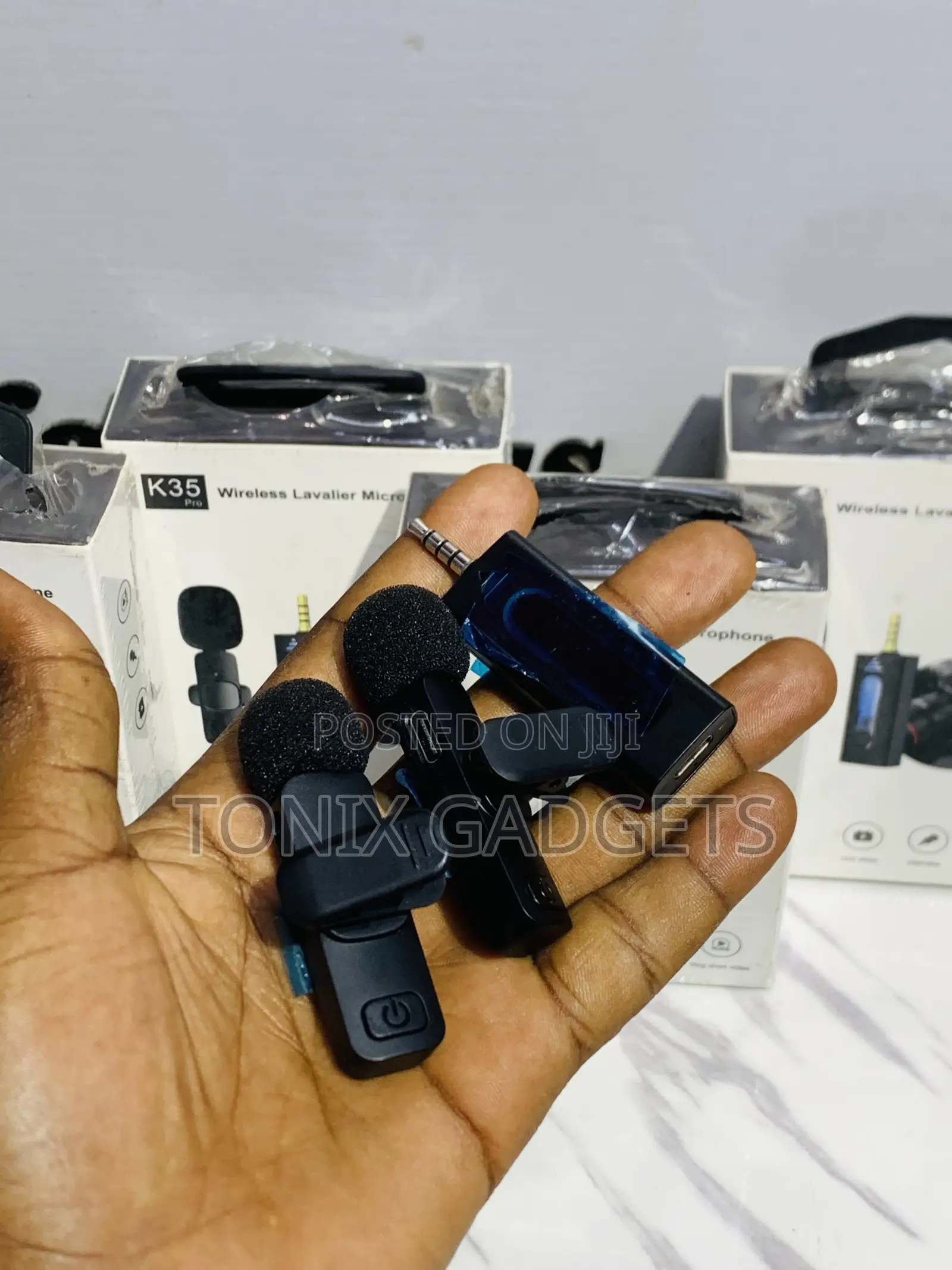 K35 Pro Wireless Lavalier Microphone