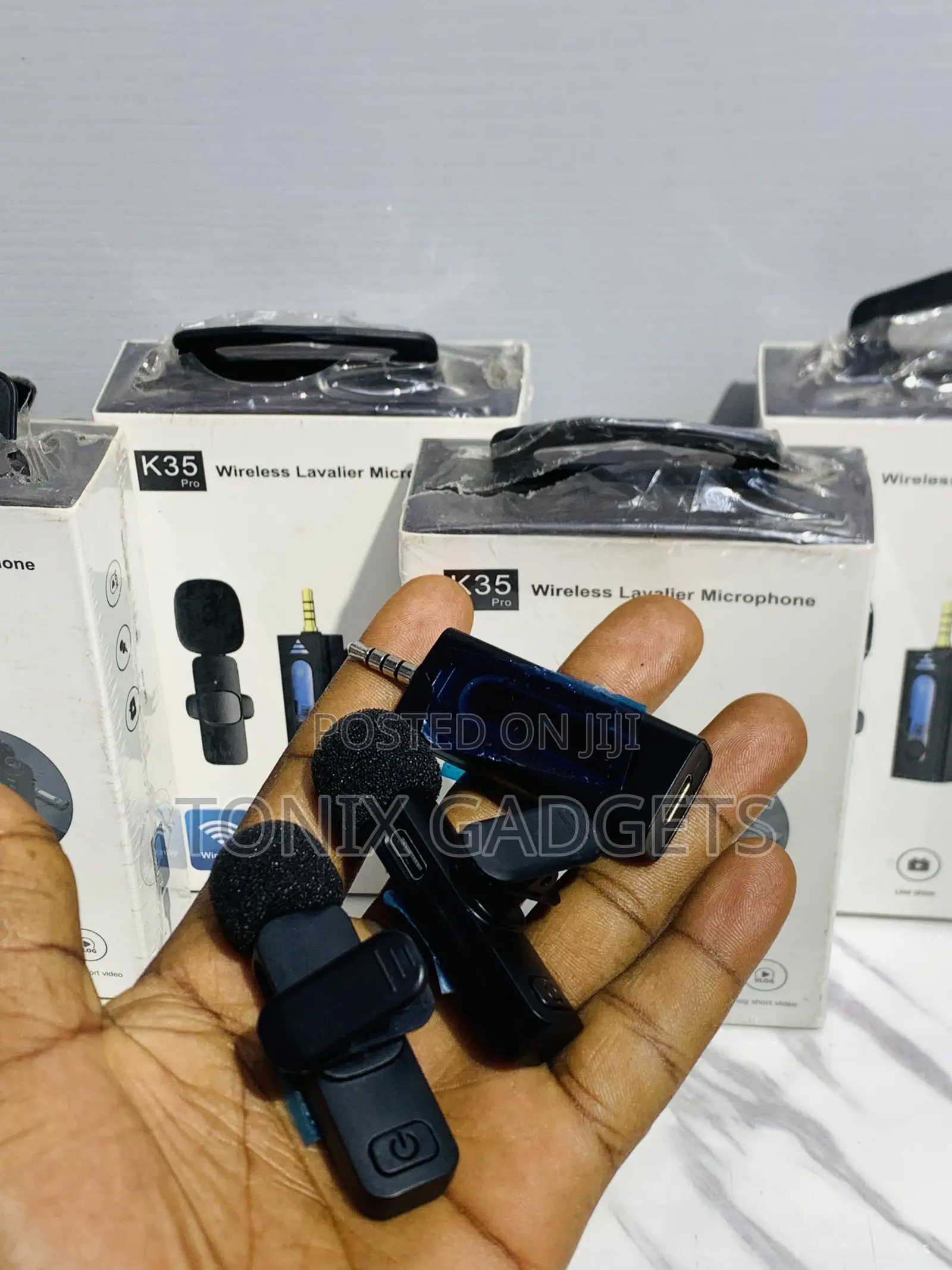 K35 Pro Wireless Lavalier Microphone