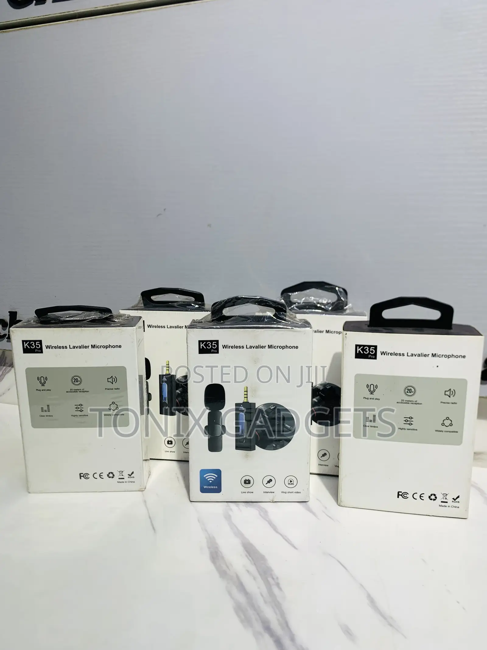 K35 Pro Wireless Lavalier Microphone