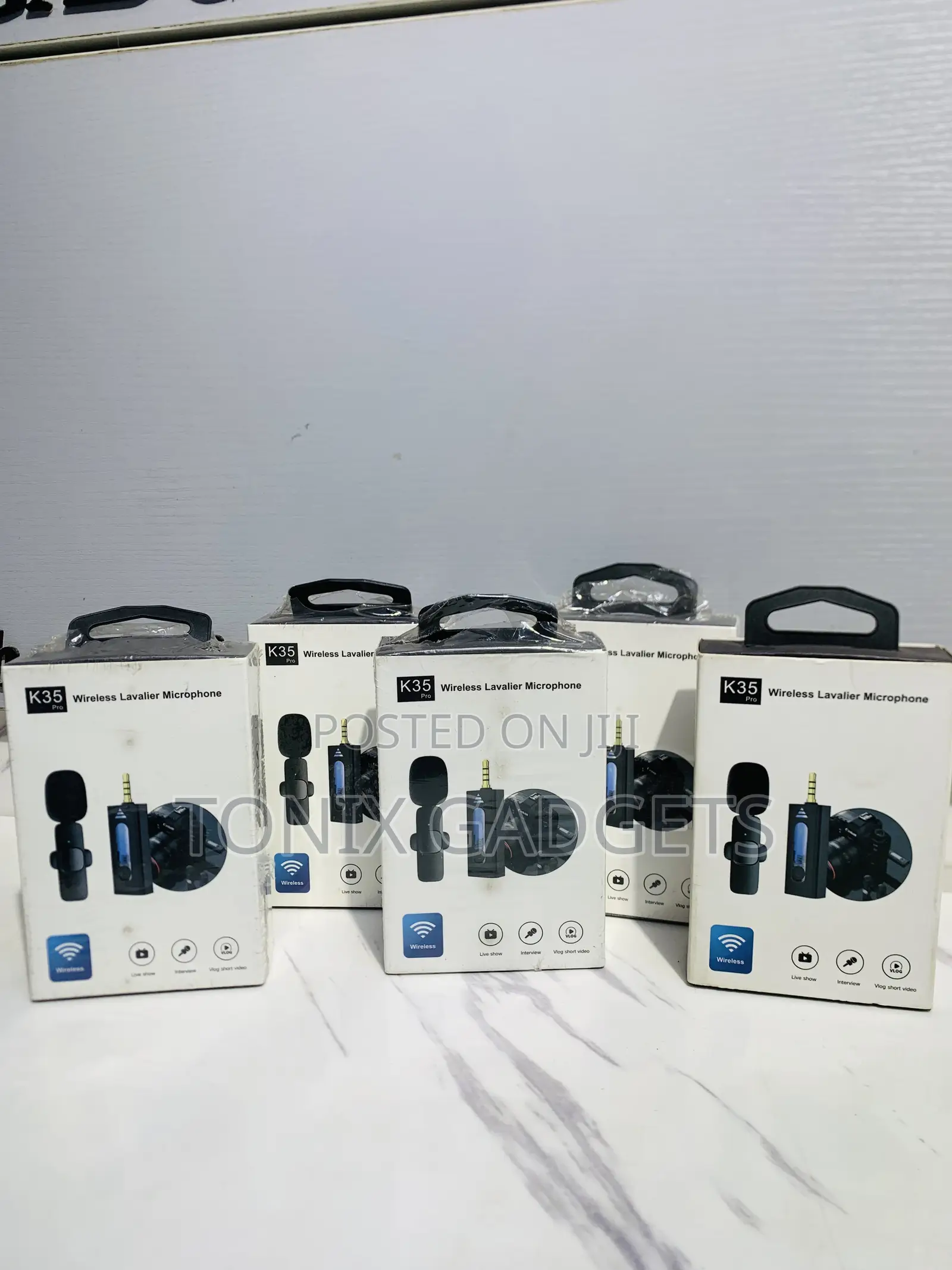 K35 Pro Wireless Lavalier Microphone