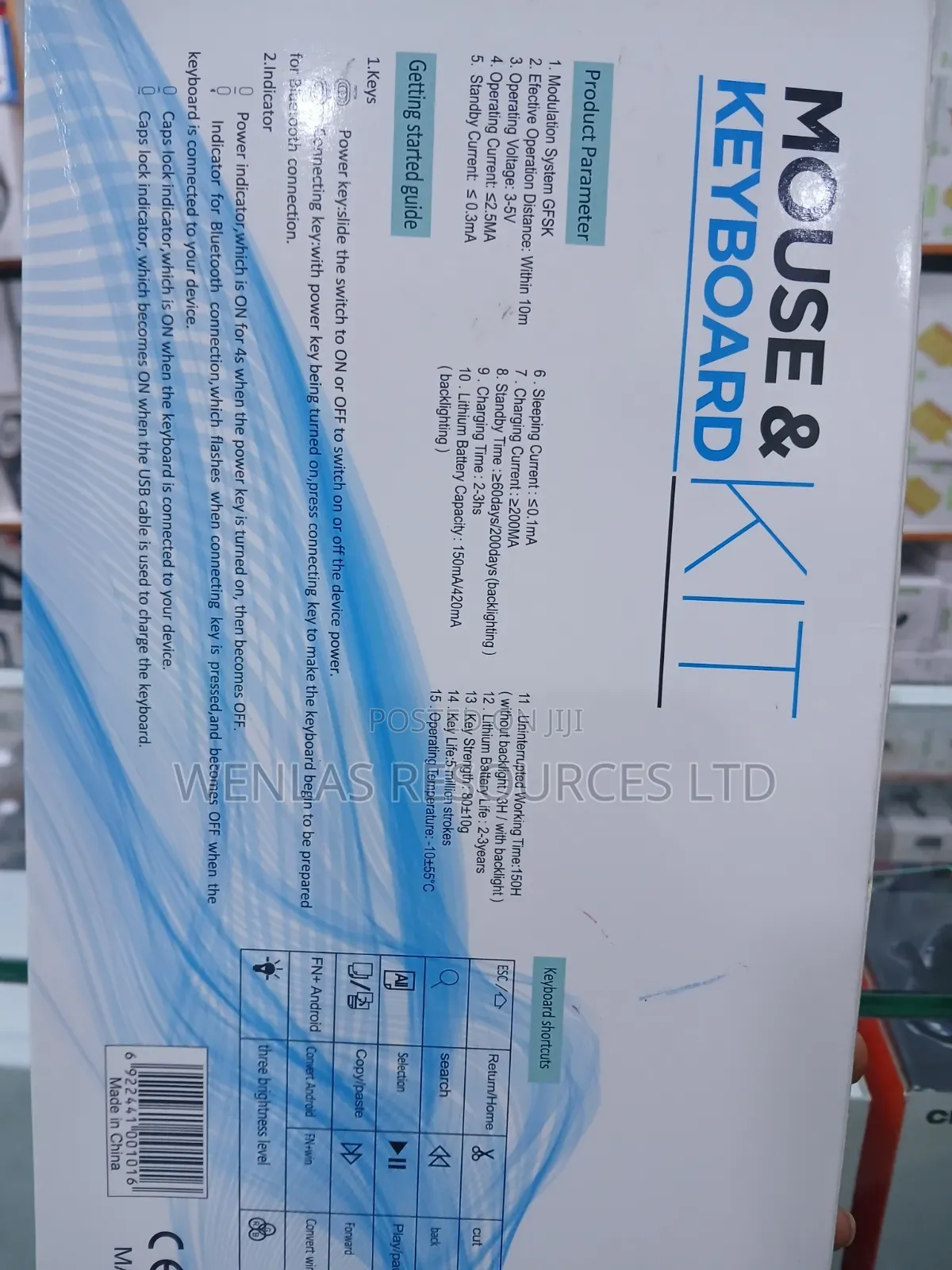 Wireless Keyboard With Mouse