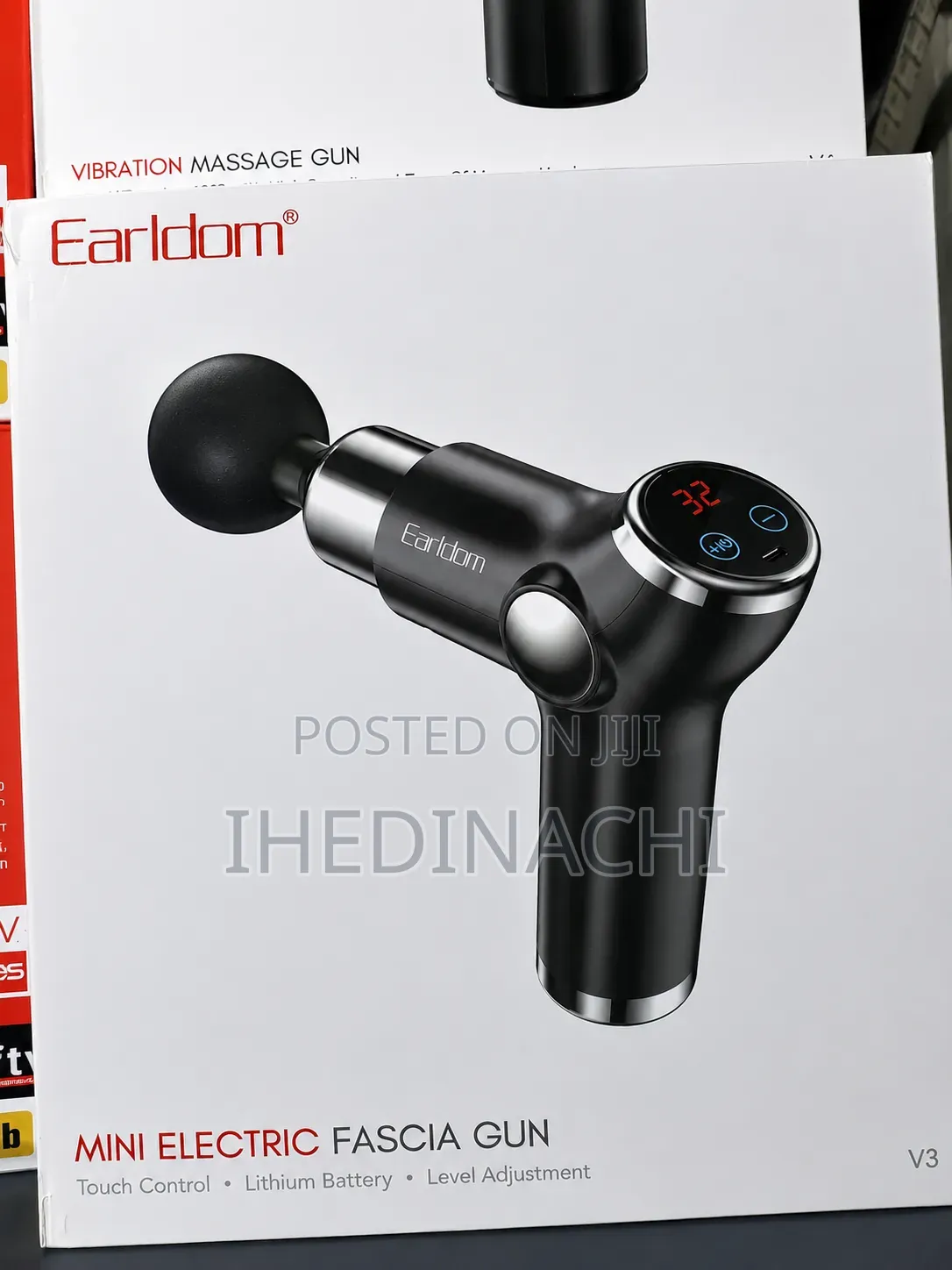 Earldom V3 Mini Massage Gun With Led Display Rechargeable
