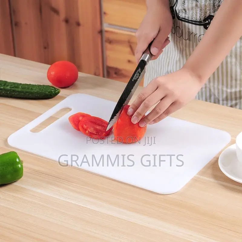 White Plastic Cutting Board