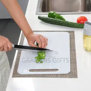 White Plastic Cutting Board