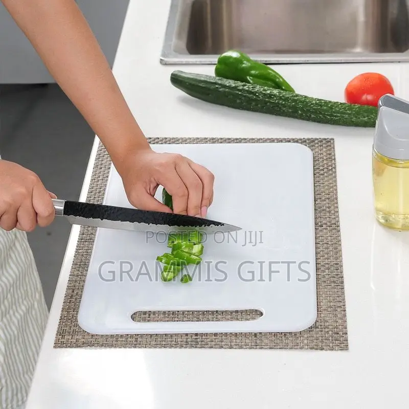 White Plastic Cutting Board