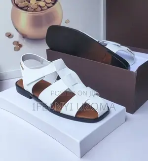 Pedro High Quality White Men Sandals