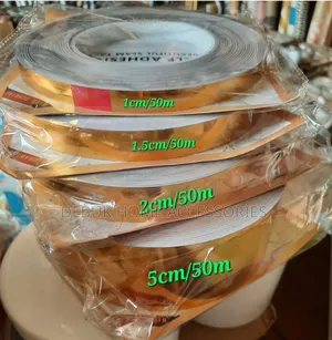 1cm Self Adhesive Gold Tape