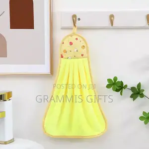 Yellow, Absorbent Microfiber Towels