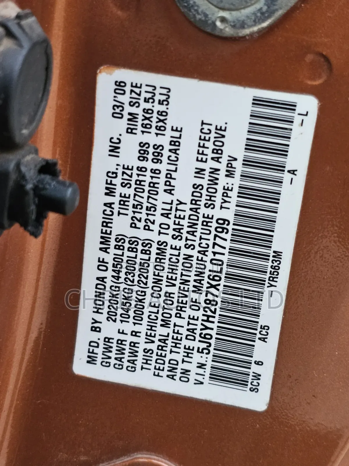 Honda Element EX Automatic 2007 Gold