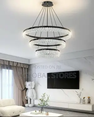 Gold Crystal Chandelier