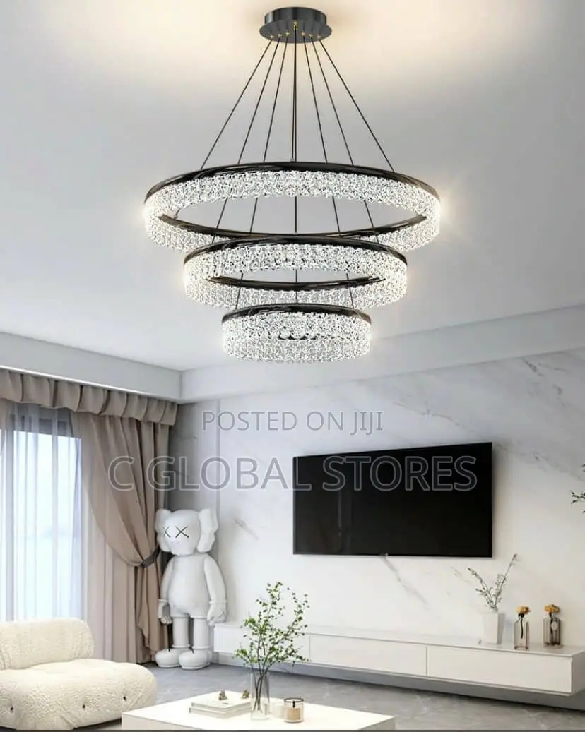 Gold Crystal Chandelier