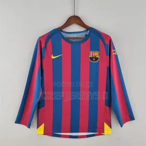 Barcelona 2005/2006 Retro Long Sleeve Shirt