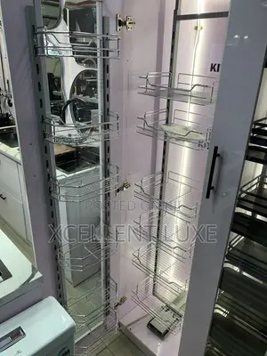 Kitchen Pullout Pantry Storage Shelves
