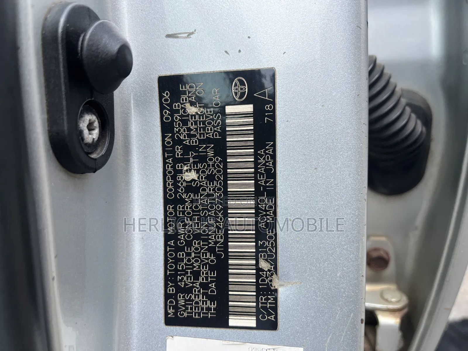 Toyota Camry 2008 Silver