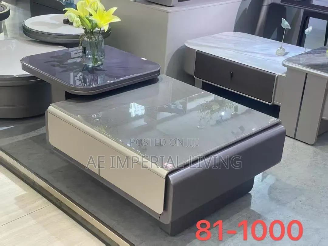 Square Marble Top Nesting Table Set