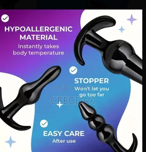 Premium 3-in-1 Silicone Vaginal Anchor Butt Massager + Free E-Book