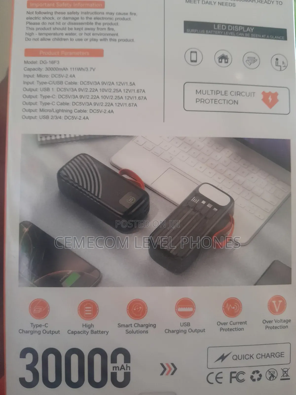 Powerbank for Android Phones