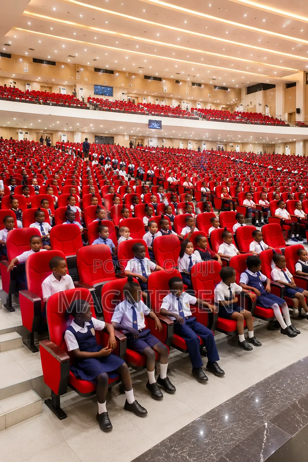 Premium Red Auditorium Chairs – Comfortable Durable