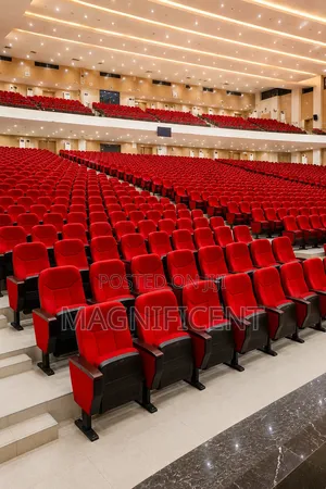 Premium Red Auditorium Chairs – Comfortable Durable