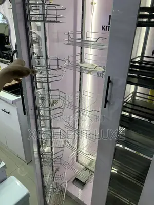 Kitchen Pullout Pantry Storage Shelves