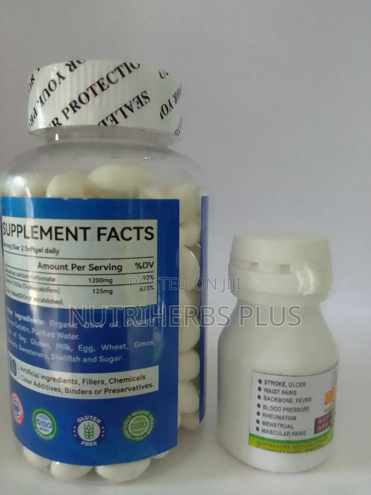 Organic Liquid Calcium+D3 P. One Miracle Tab Helps Strengthen Bones