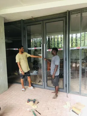 Aluminum Full Height Double Door