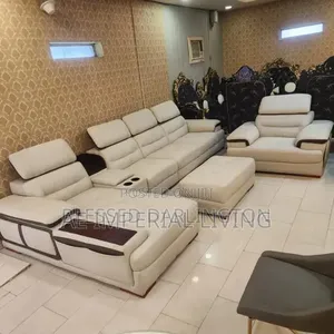 Grand Executive U-Shaped Sectional Sofa Set