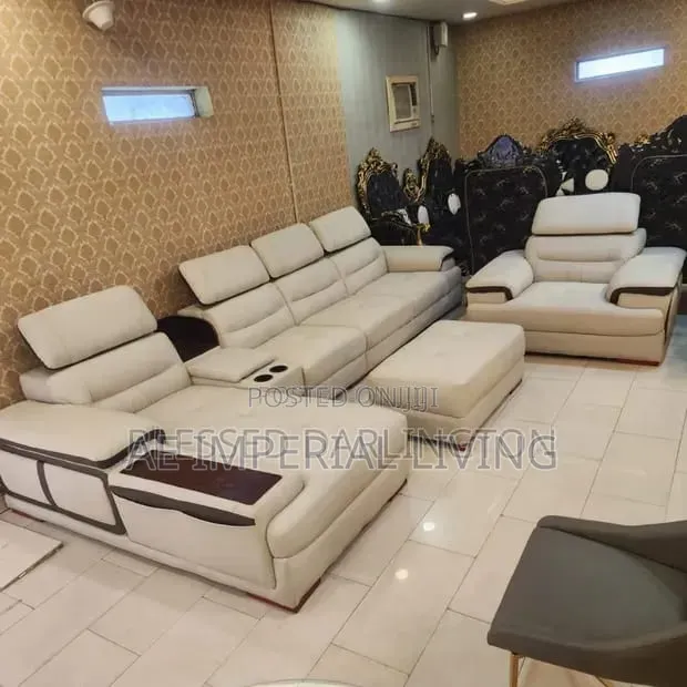 Grand Executive U-Shaped Sectional Sofa Set