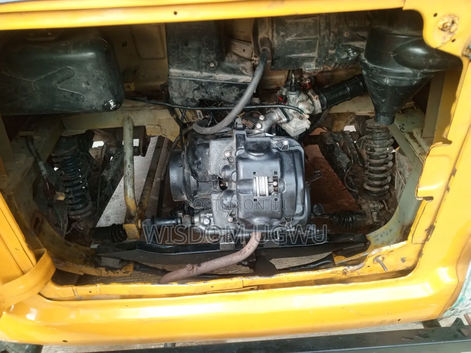 TVS King Deluxe Plus iTouch Start 2023 Yellow