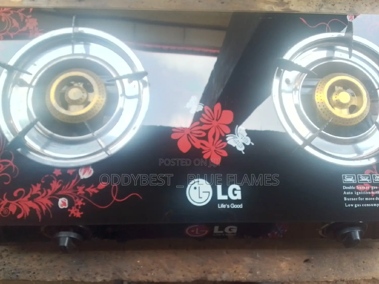 Table Top Gas Cooker Lg, Auto Ignition, Low Gas Consumption.