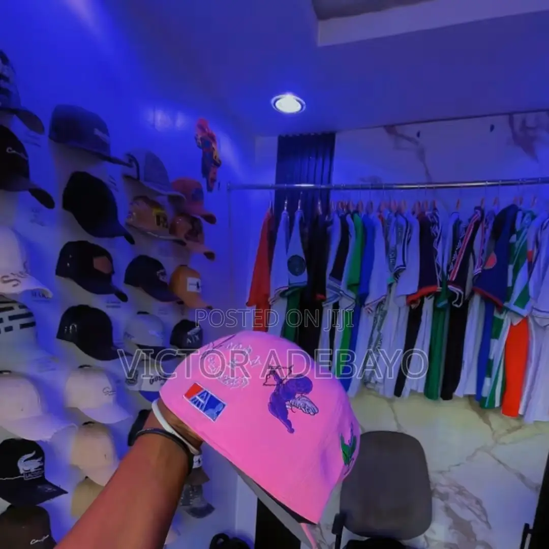 Pink Snap Back Face Cap