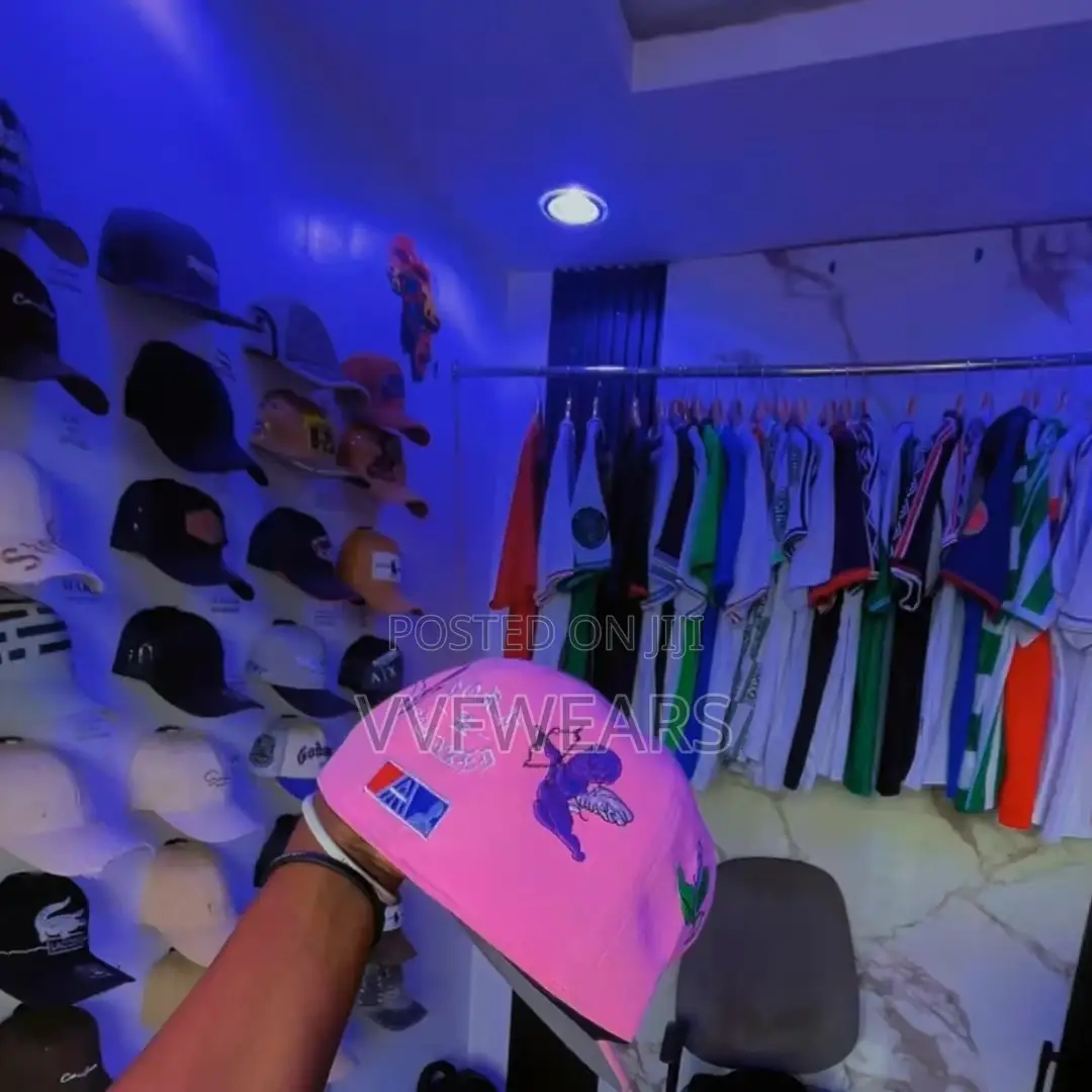 Pink Snap Back Face Cap