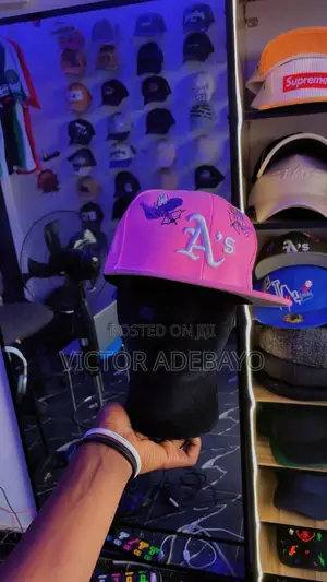 Pink Snap Back Face Cap