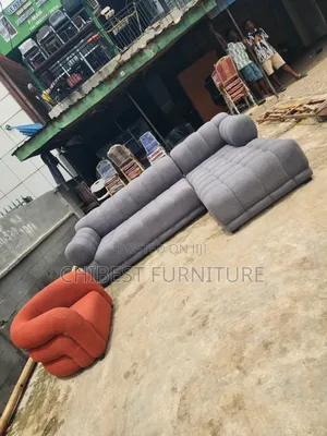 Brand New L-Shaped Sofa Chair With Single Seater