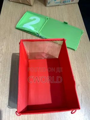Collapsible Fabric Storage Bins – Set Of 2