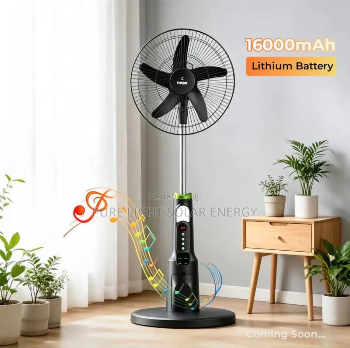 Iwin Solar Rechargeable Fan
