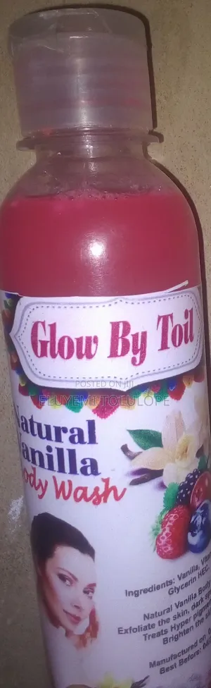 Glowbytoil Natural Vanilla Body Wash
