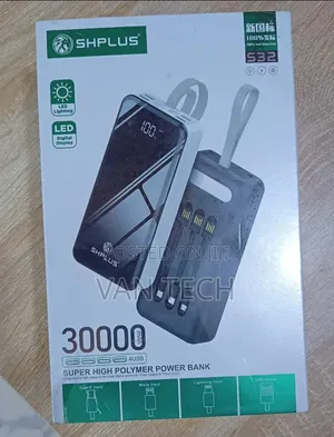 Shplus 30000mah Power Bank - Brand New