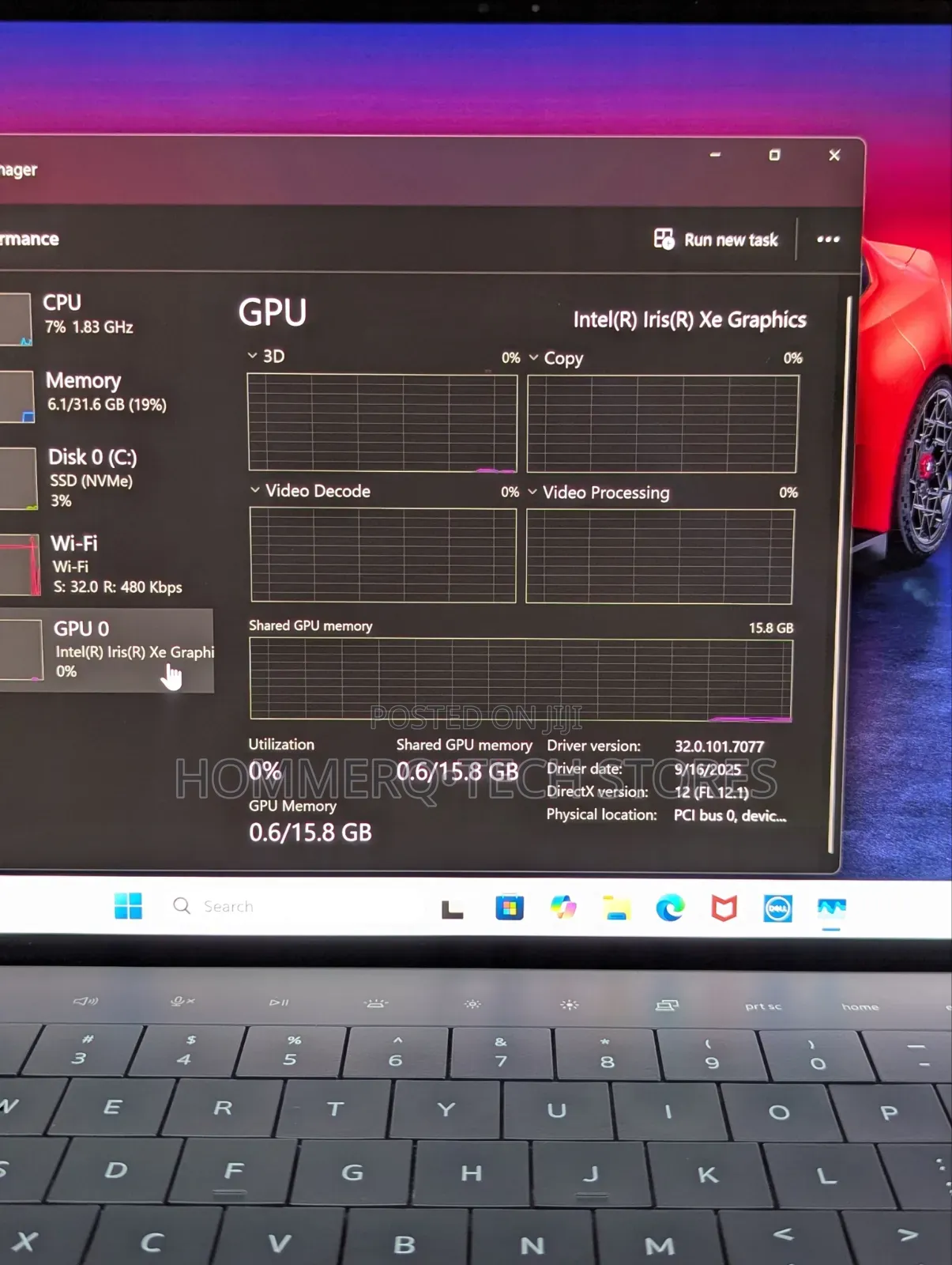 Laptop Dell XPS 13 32GB Intel Core i7 SSD 1T