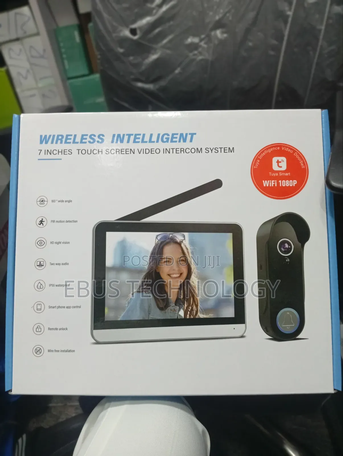 Wireless Intelligent Doorbell Touch Screen