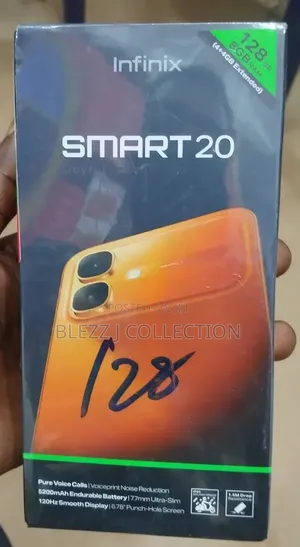 New Infinix Smart 20 128 GB Black