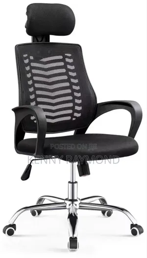 Mesh Swivel Chair With Head Rest