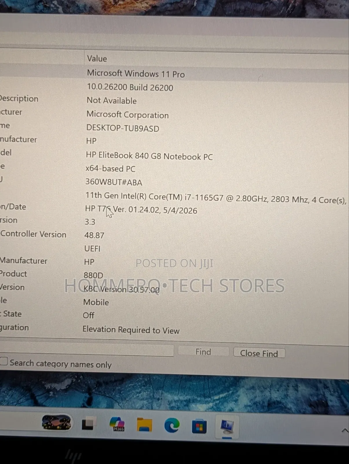 Laptop HP EliteBook 840 G8 16GB Intel Core i7 SSD 512GB