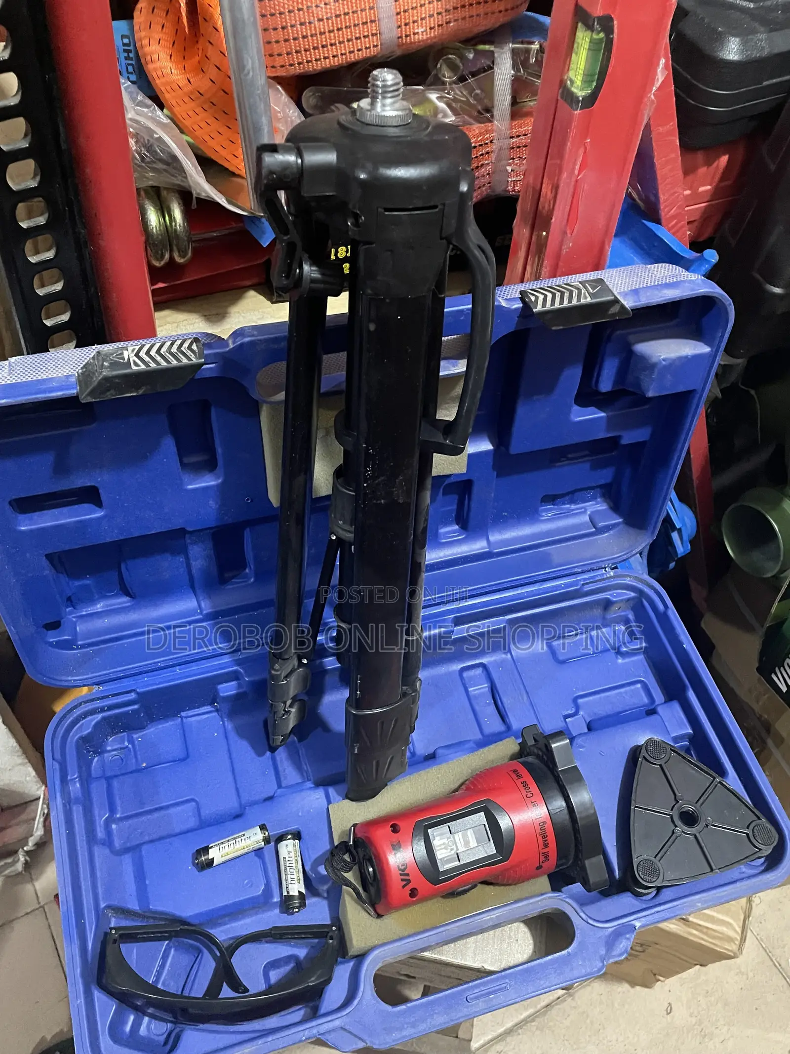 Digital Rotary Laser Level Kit With Tripod
