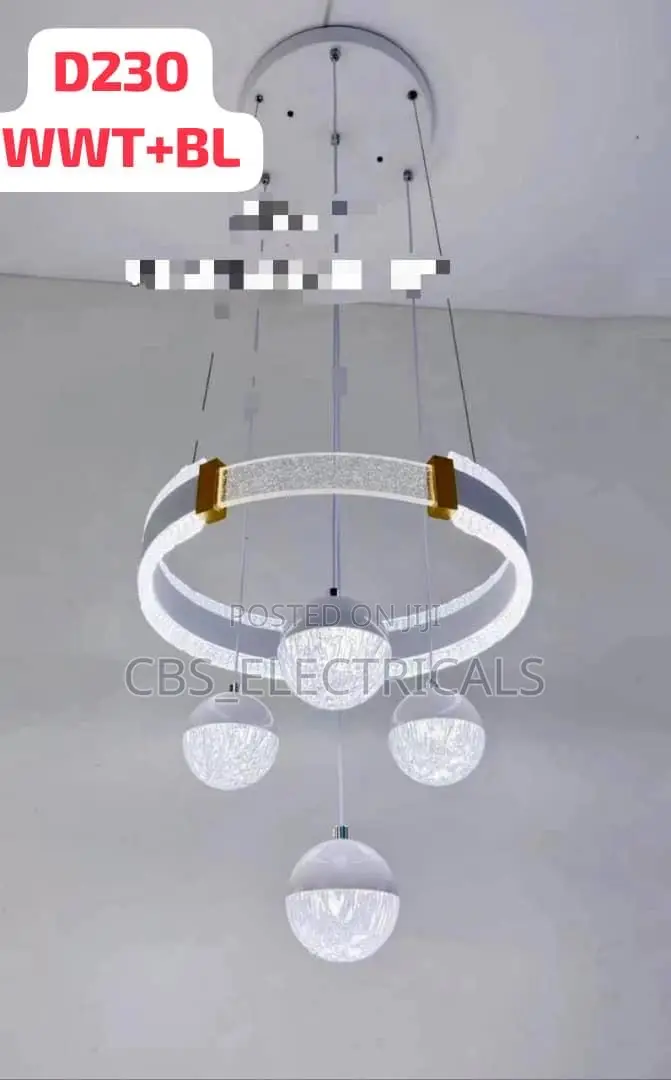 Led Ring Globe Chandelier