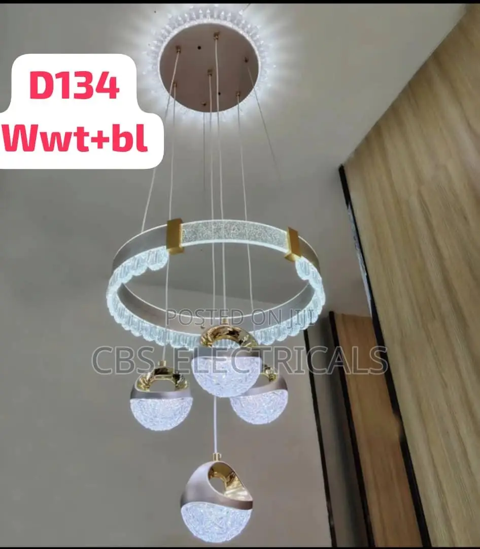Led Ring Globe Chandelier